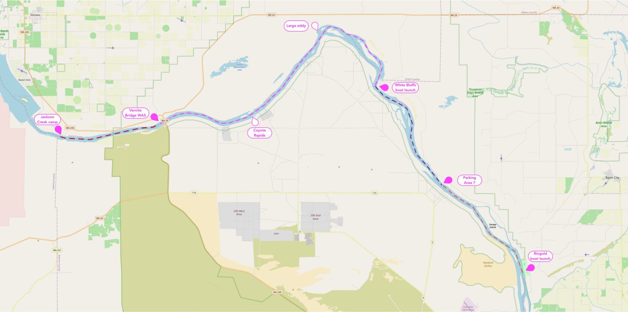 Hanford Reach – Andrew's Adventure Notes